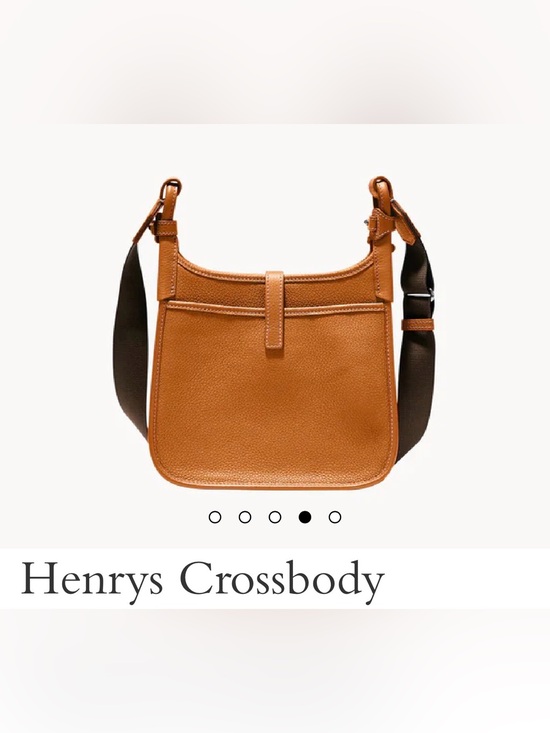 **EUC** Dooney & Bourke Tan Henrys Crossbody Bag Caramel